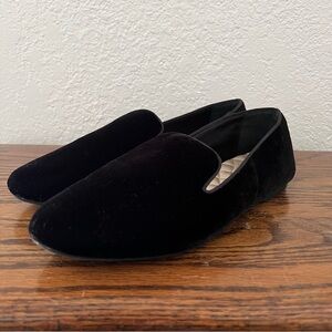 Birdies Black Velvet Starling Loafers Size 10